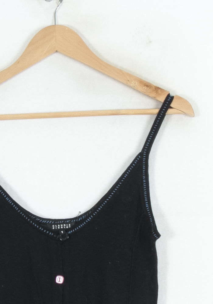 Débardeur Noir - Taille S/36 de la marque Claudie Pierlot | PARAD81234 - Vendu par Paradigme - Image 3