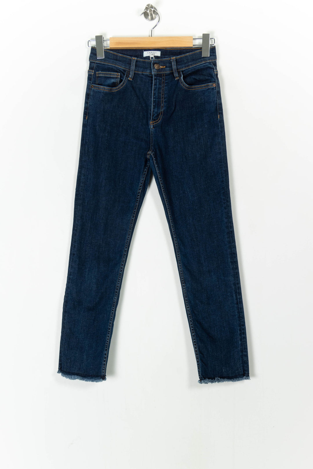 Jean Slim Bleu - Taille M/38 de la marque Caroll | PARAD81240 - Vendu par Paradigme - Image 2