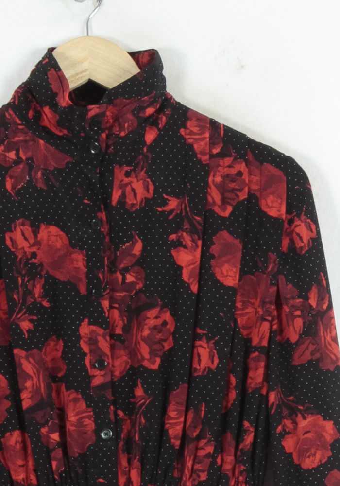 Robe Courte Noire et Rouge - Taille S/36 de la marque The Kooples | PARAD81243 - Vendu par Paradigme - Image 3