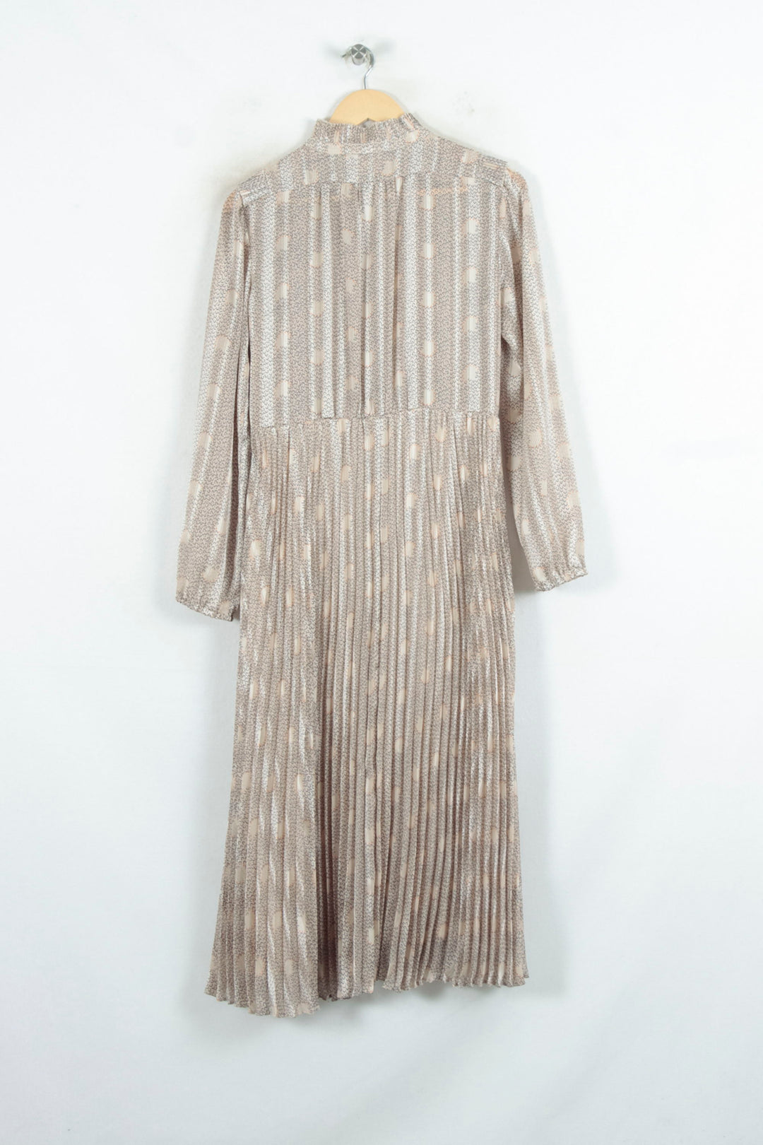 Robe Midi Beige et Blanc - Taille M/38 de la marque ba&sh | PARAD81250 - Vendu par Paradigme - Image 4