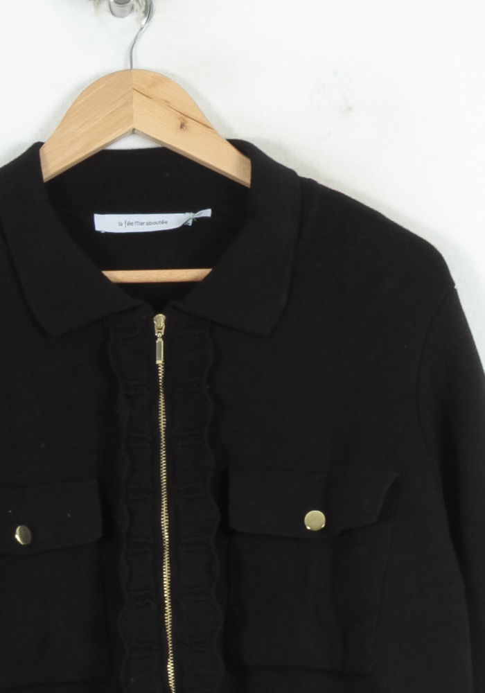 Veste Noire - Taille XL/42 de la marque La Fée Maraboutée | PARAD81261 - Vendu par Paradigme - Image 3