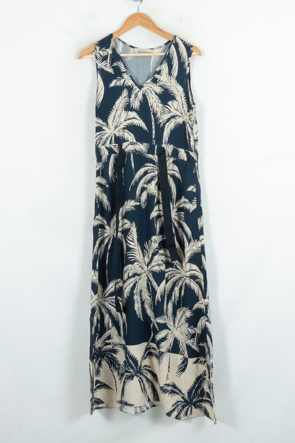 Robe Longue Bleu et Beige - Taille M/38 de la marque La Fée Maraboutée | PARAD81268 - Vendu par Paradigme - Image 2