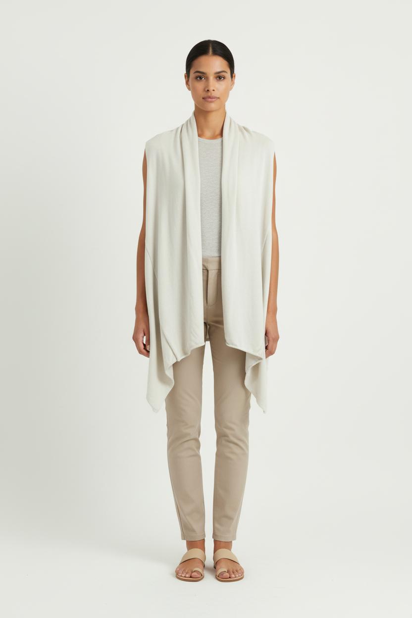 Gilet Sans Manches Beige - Taille S/36 de la marque One Step | PARAD81276 - Vendu par Paradigme - Image 1
