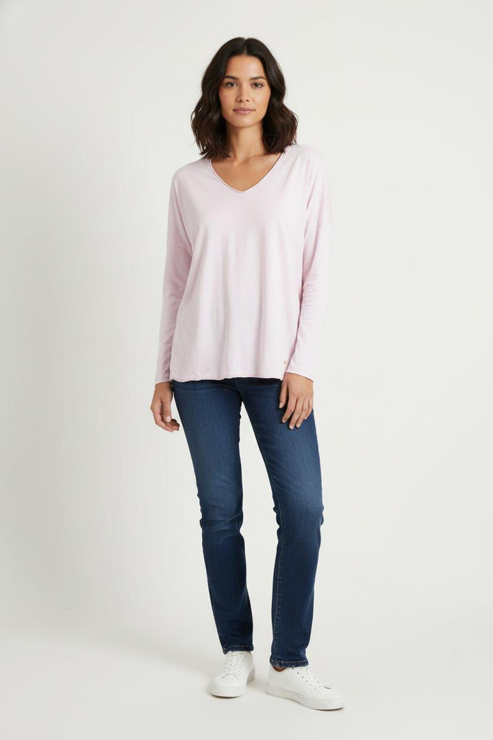 Tee-shirt Manches Longues Rose - Taille S/36 de la marque Des petits hauts | PARAD81283 - Vendu par Paradigme - Image 1