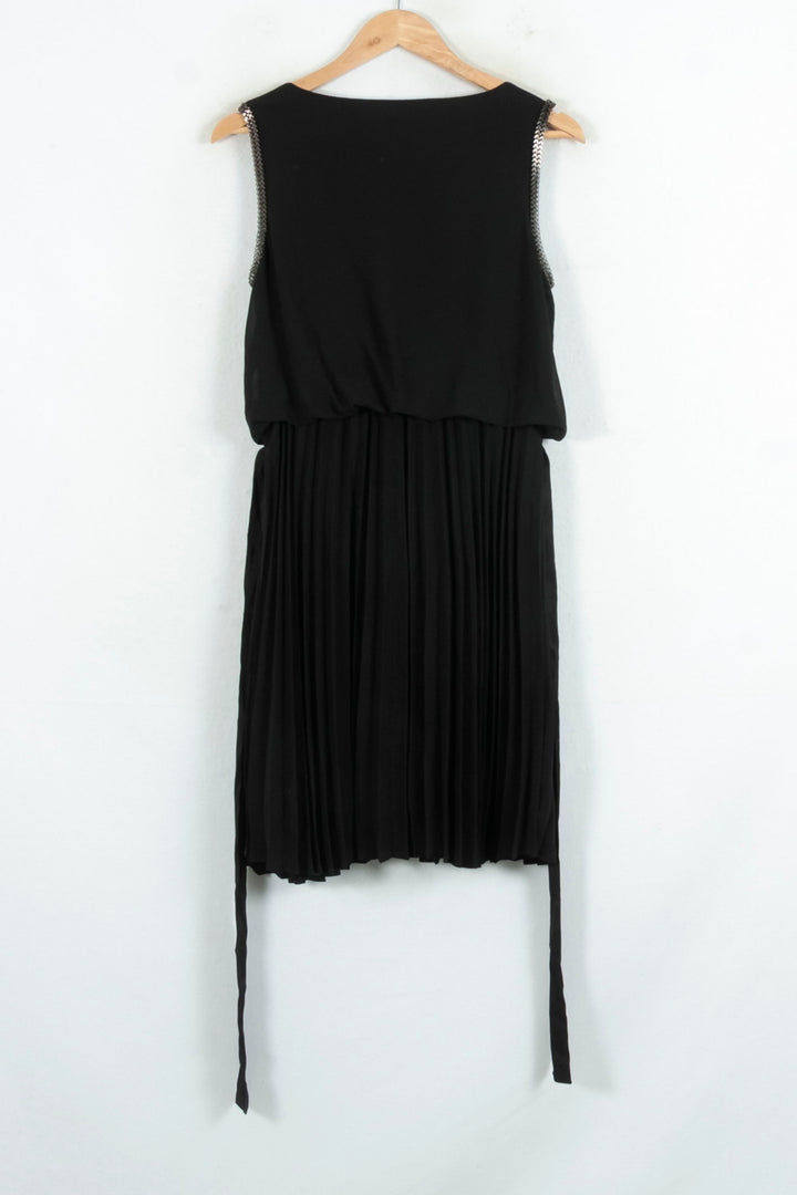 Robe Plissée Noire - Taille S/36 de la marque Derhy | PARAD81290 - Vendu par Paradigme - Image 4