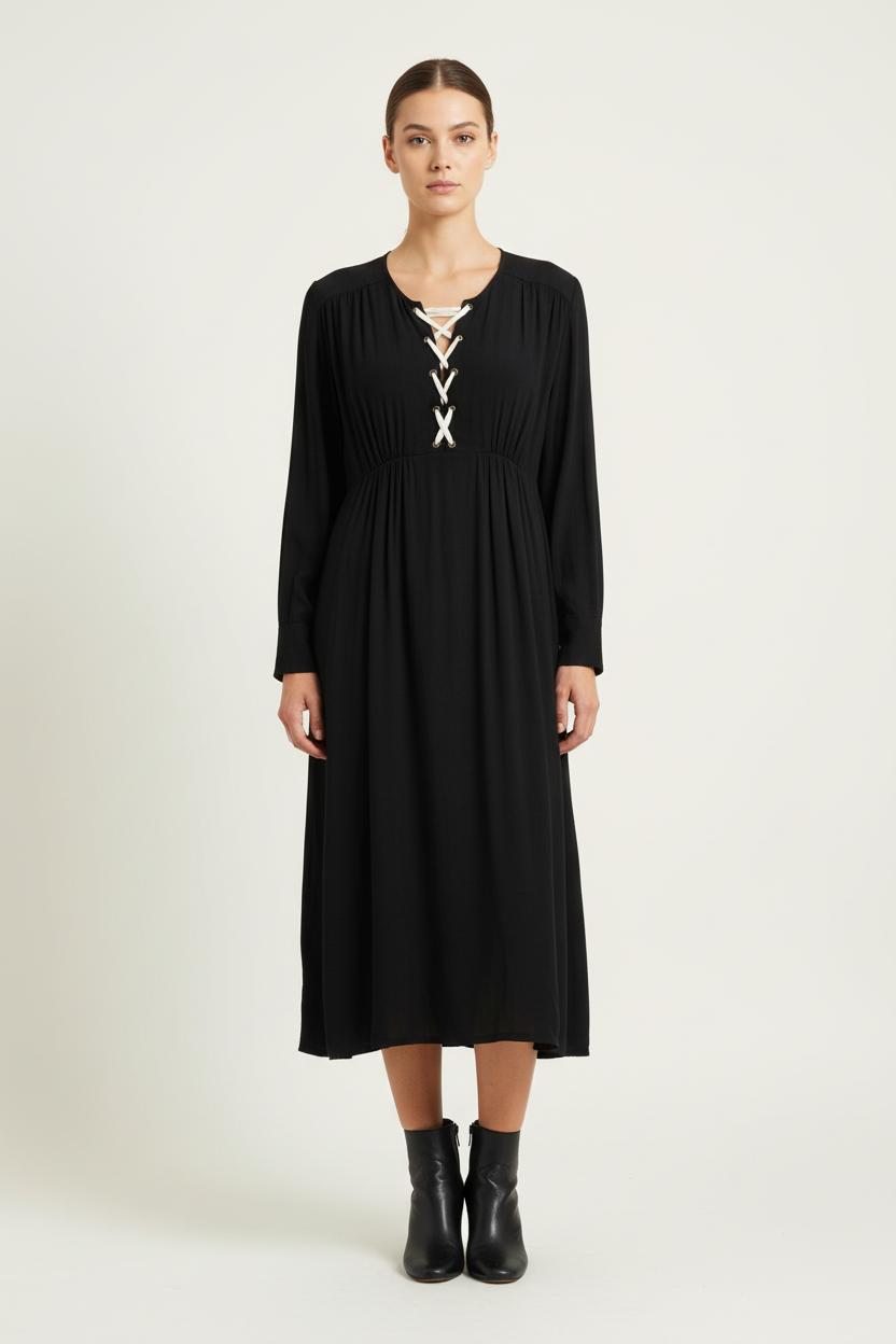 Robe Noire - Taille XS/34 de la marque Orta | PARAD81294 - Vendu par Paradigme - Image 1