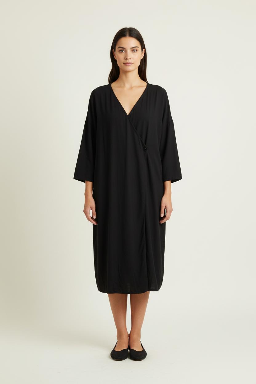 Robe Midi Noire - Taille XS/34 de la marque One Step | PARAD81298 - Vendu par Paradigme - Image 1