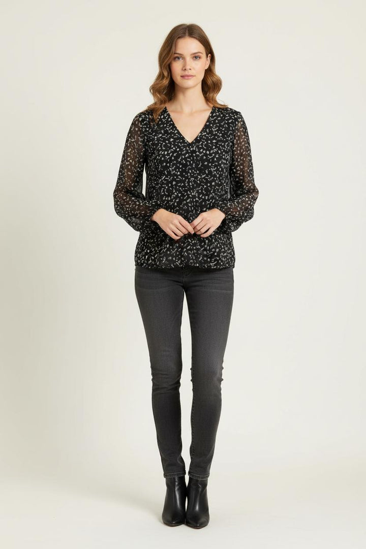 Blouse Noire - Taille S/36 de la marque One Step | PARAD81300 - Vendu par Paradigme - Image 1