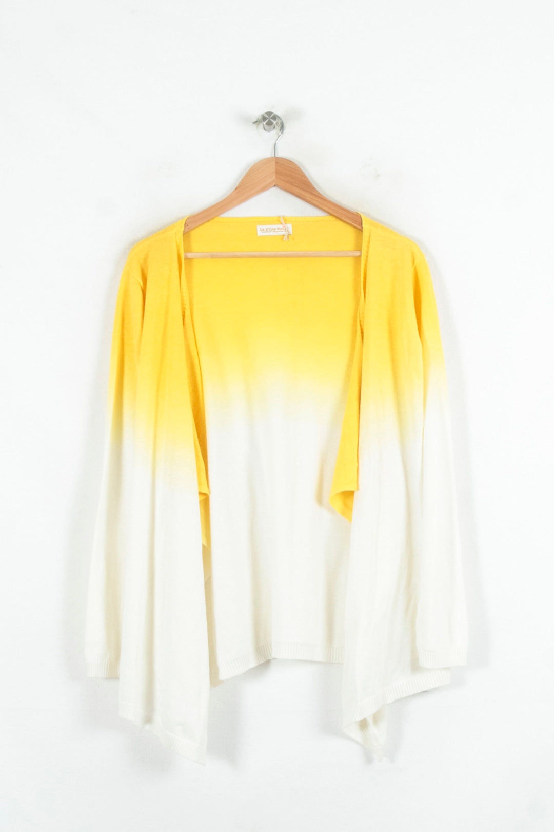 Cardigan Jaune et Blanc - Taille M/38 de la marque La Petite Etoile | PARAD81305 - Vendu par Paradigme - Image 2