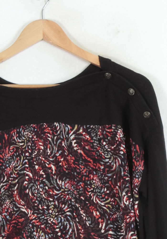 Pull Noir et Rouge - Taille L/40 de la marque One Step | PARAD81310 - Vendu par Paradigme - Image 3