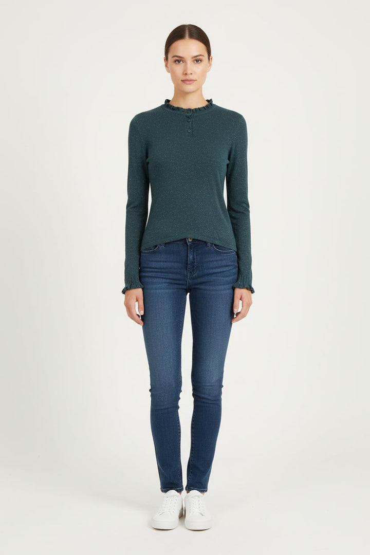 Pull Vert - Taille XS/34 de la marque I.Code | PARAD81321 - Vendu par Paradigme - Image 1