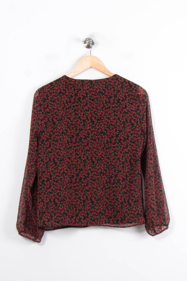 Blouse Noire et Rouge - Taille S/36 de la marque I.Code | PARAD81322 - Vendu par Paradigme - Image 4