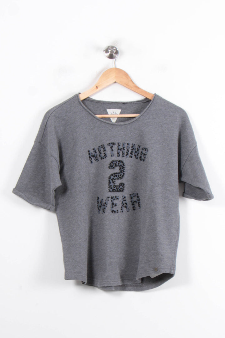T-shirt Gris - Taille M/38 de la marque IKKS | PARAD81323 - Vendu par Paradigme - Image 2