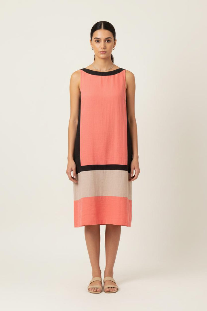 Robe Longue Multicolore - Taille XXL/44 de la marque Maison 123 | PARAD81336 - Vendu par Paradigme - Image 1