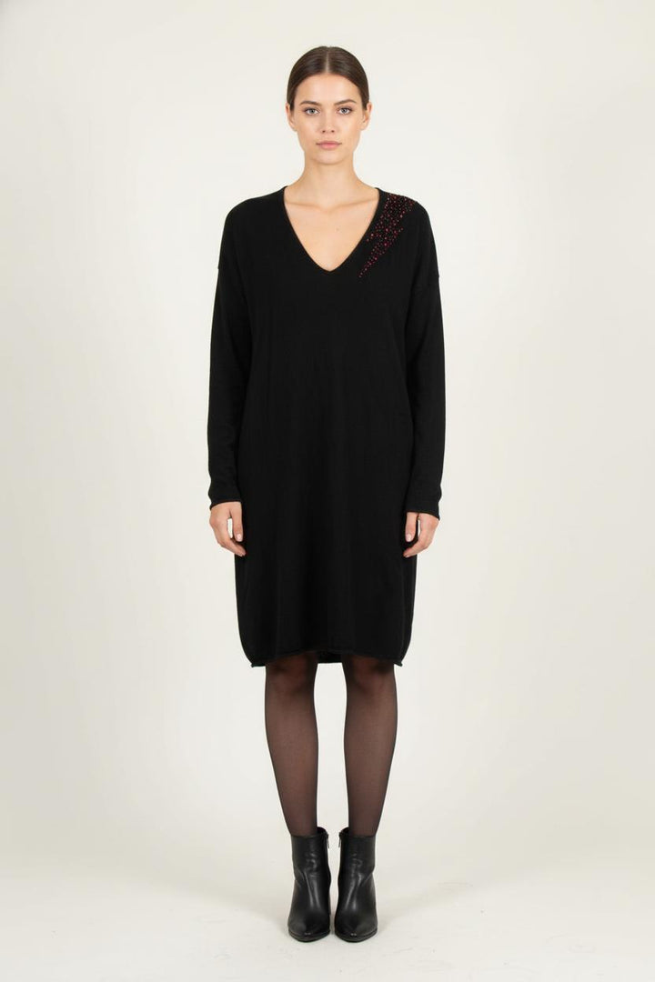 Robe Pull Noire - Taille M/38 de la marque Ines de la Fressange Paris | PARAD81340 - Vendu par Paradigme - Image 1