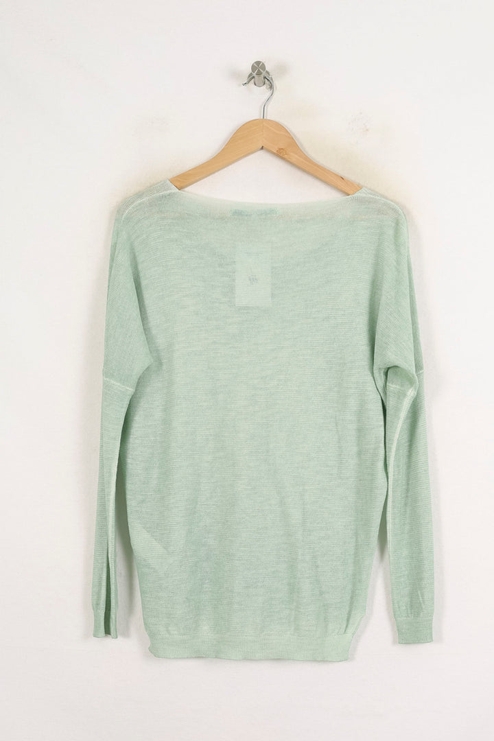 Pull Vert - Taille S/36 de la marque La Fée Maraboutée | PARAD81356 - Vendu par Paradigme - Image 4