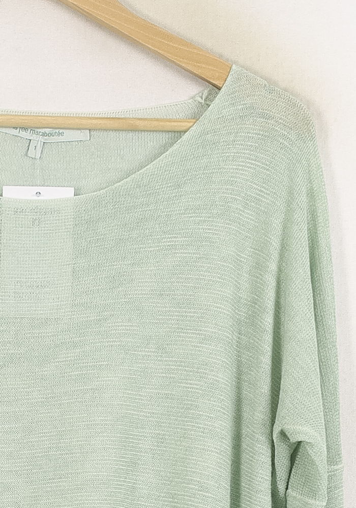 Pull Vert - Taille S/36 de la marque La Fée Maraboutée | PARAD81356 - Vendu par Paradigme - Image 3