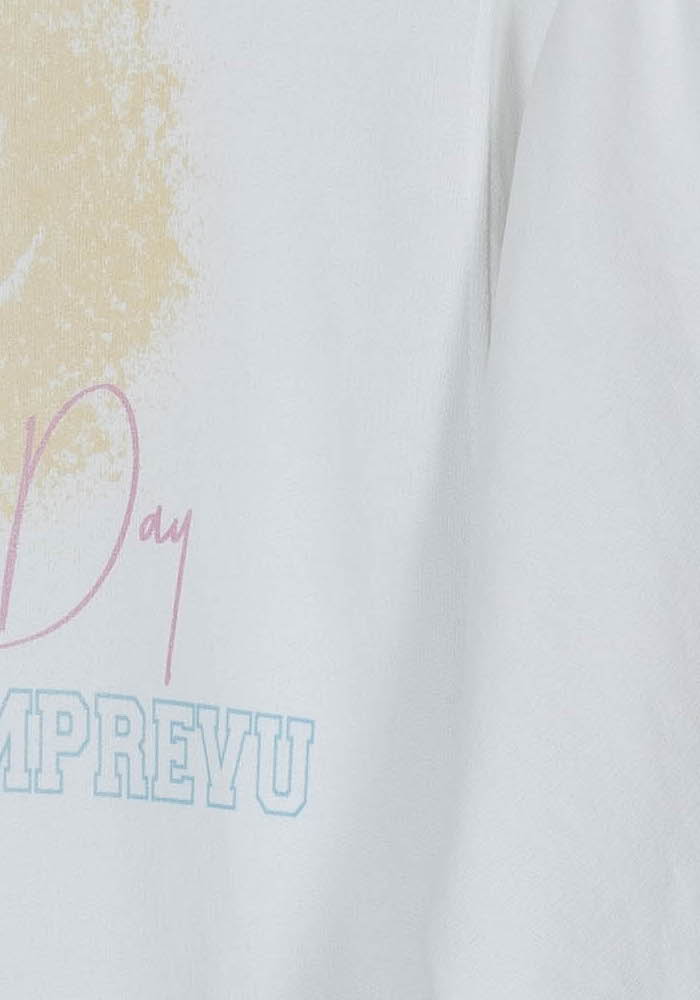 Sweat Court Blanc - Taille M/38 de la marque Imprevu | PARAD81369 - Vendu par Paradigme - Image 3