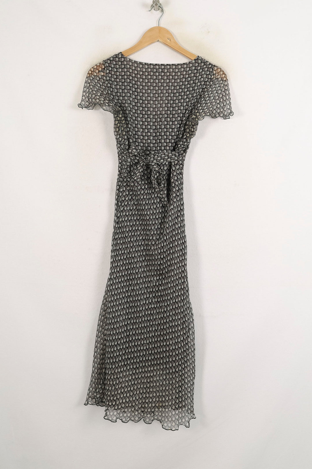 Robe Midi Noire et Blanche - Taille S/36 de la marque Maison 123 | PARAD81379 - Vendu par Paradigme - Image 4
