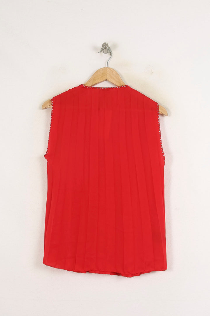 Blouse Rouge - Taille S/36 de la marque Zadig&Voltaire | PARAD81380 - Vendu par Paradigme - Image 4