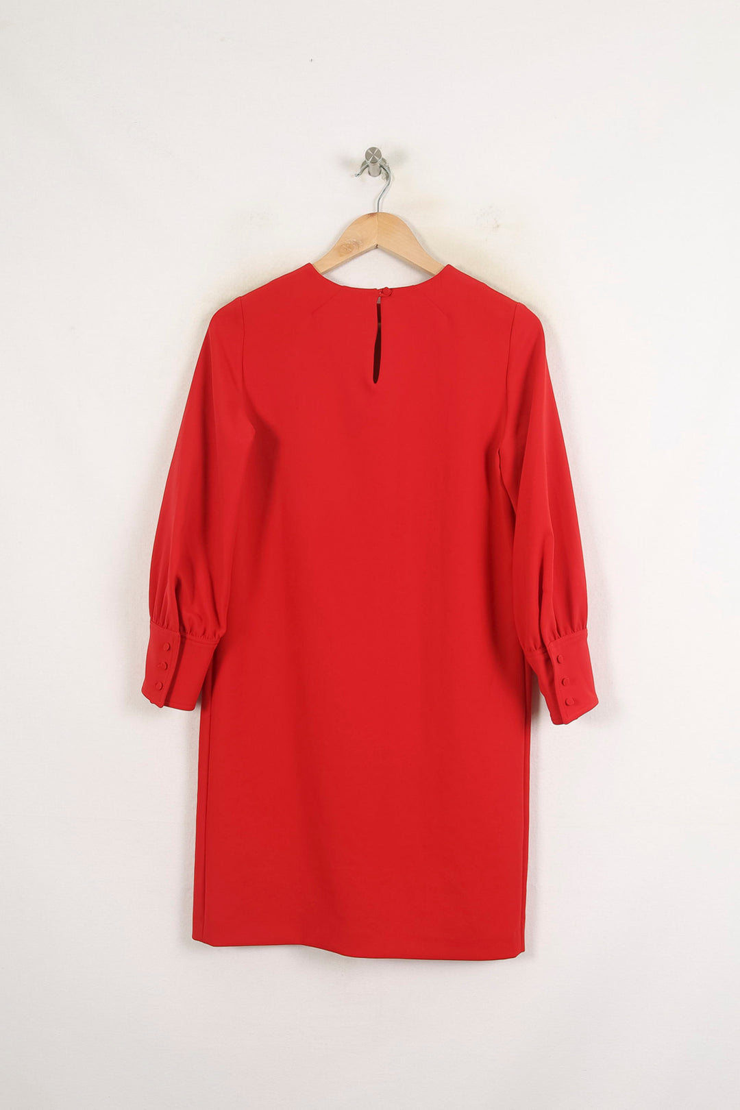 Robe Droite Rouge - Taille S/36 de la marque Tara Jarmon | PARAD81384 - Vendu par Paradigme - Image 4