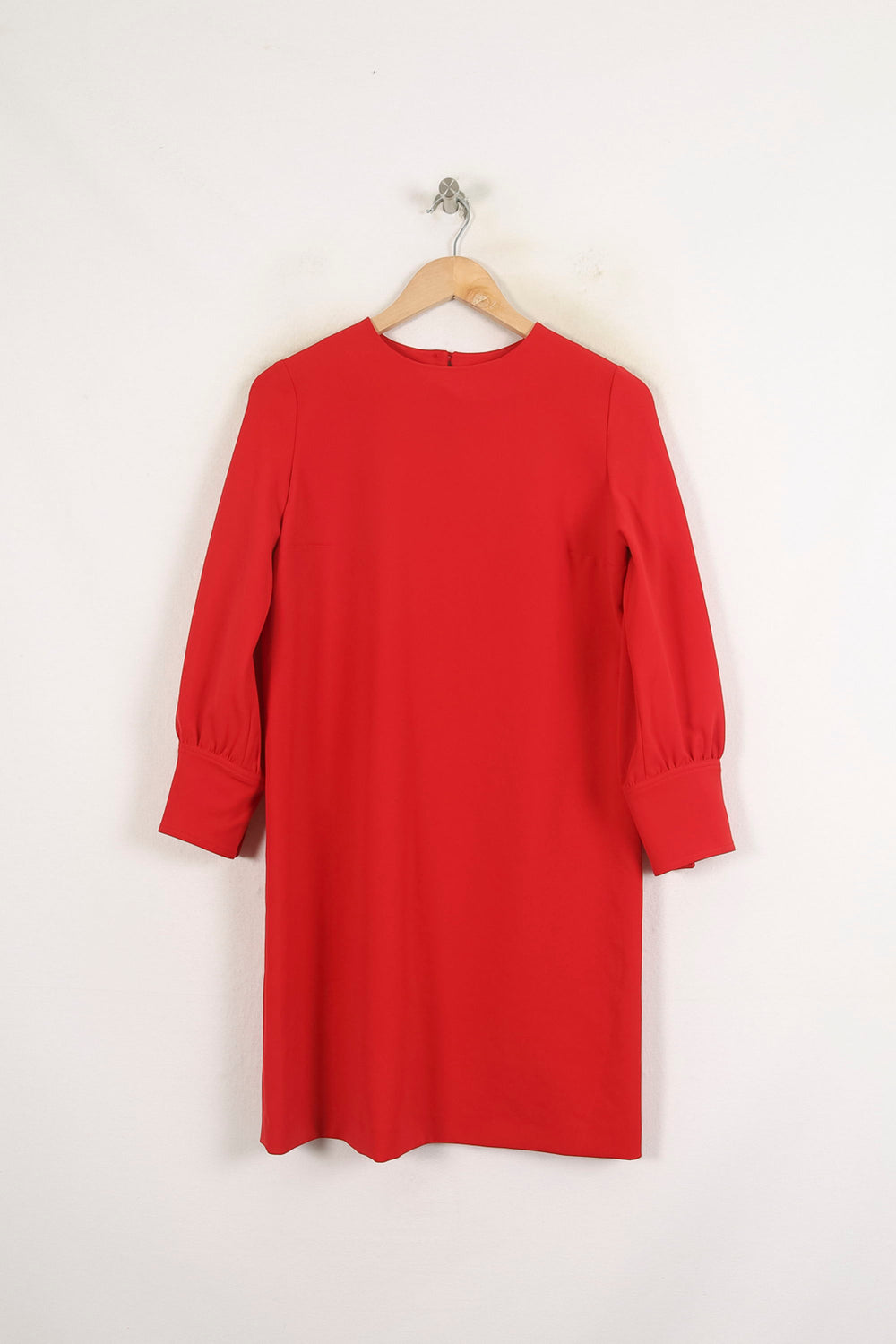 Robe Droite Rouge - Taille S/36 de la marque Tara Jarmon | PARAD81384 - Vendu par Paradigme - Image 2