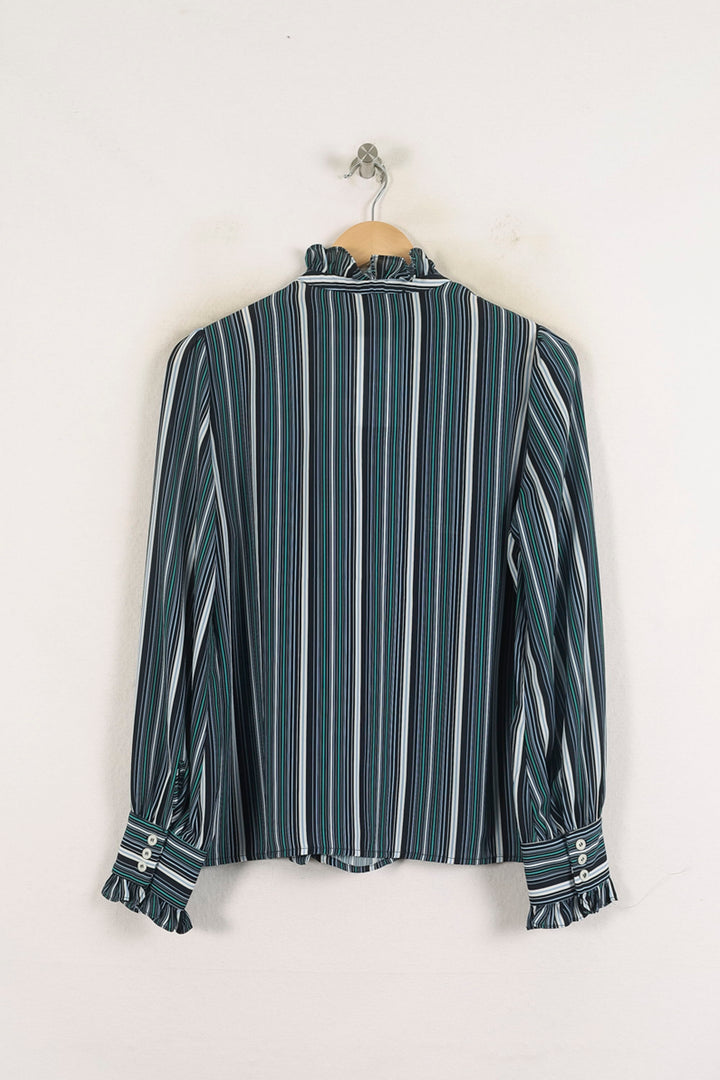 Blouse Rayée Multicolore - Taille L/40 de la marque La Fée Maraboutée | PARAD81389 - Vendu par Paradigme - Image 4