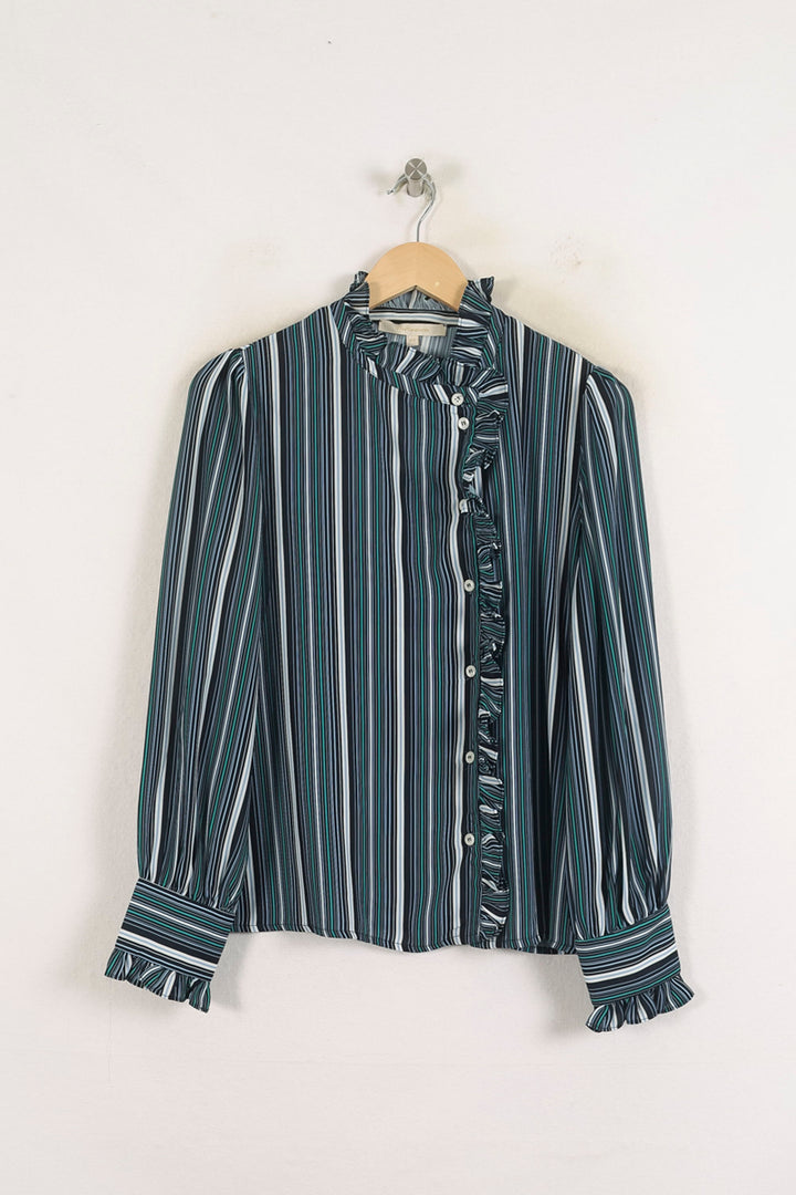 Blouse Rayée Multicolore - Taille L/40 de la marque La Fée Maraboutée | PARAD81389 - Vendu par Paradigme - Image 2
