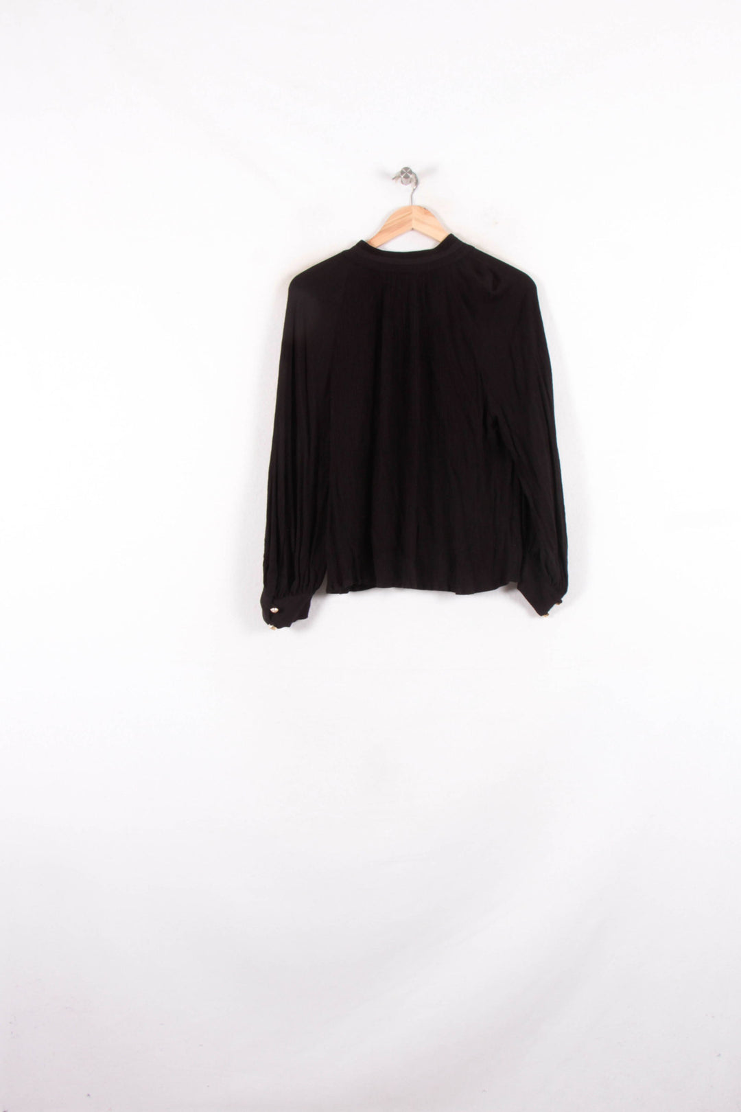 Blouse Noire - Taille S/36 de la marque ba&sh | PARAD81401 - Vendu par Paradigme - Image 4