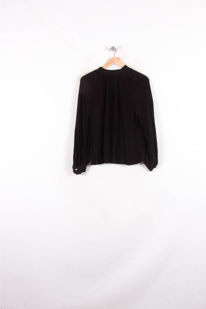 Blouse Noire - Taille S/36 de la marque ba&sh | PARAD81401 - Vendu par Paradigme - Image 4