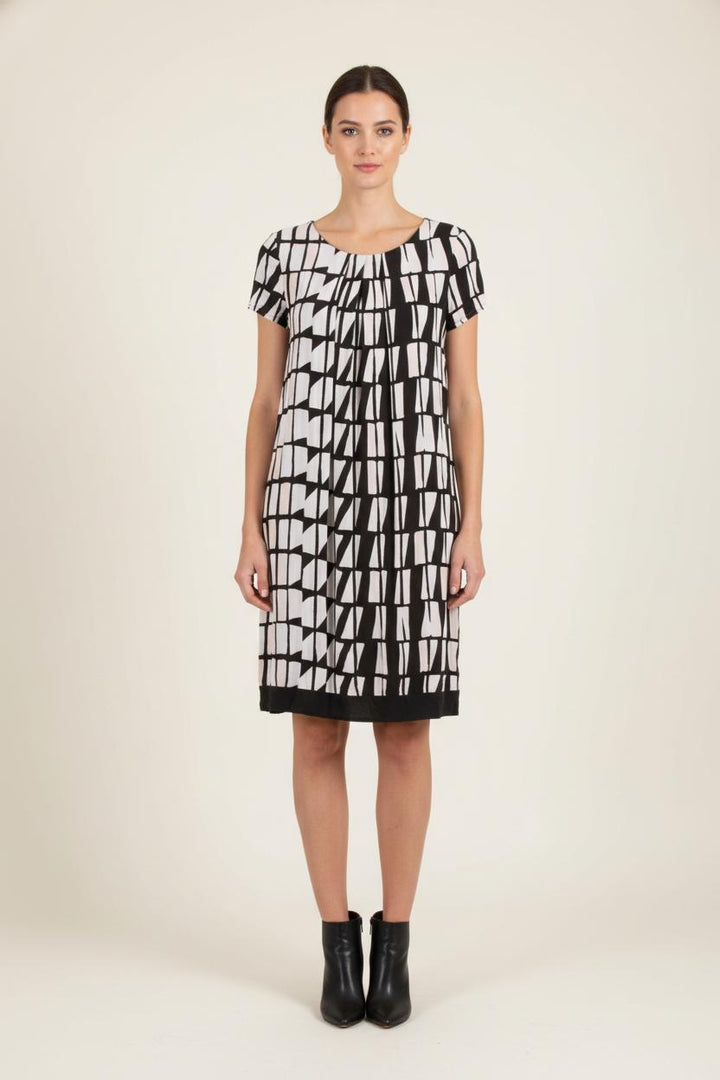 Robe Noire et Blanche - Taille L/40 de la marque La Fée Maraboutée | PARAD81408 - Vendu par Paradigme - Image 1