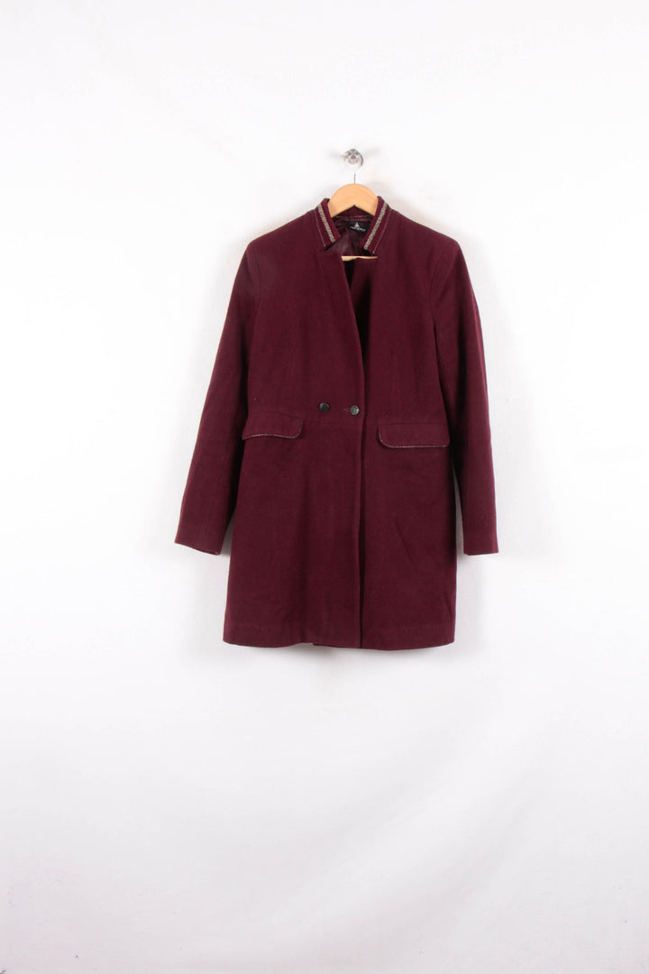 Manteau Bordeaux - Taille L/40 de la marque One Step | PARAD81411 - Vendu par Paradigme - Image 2
