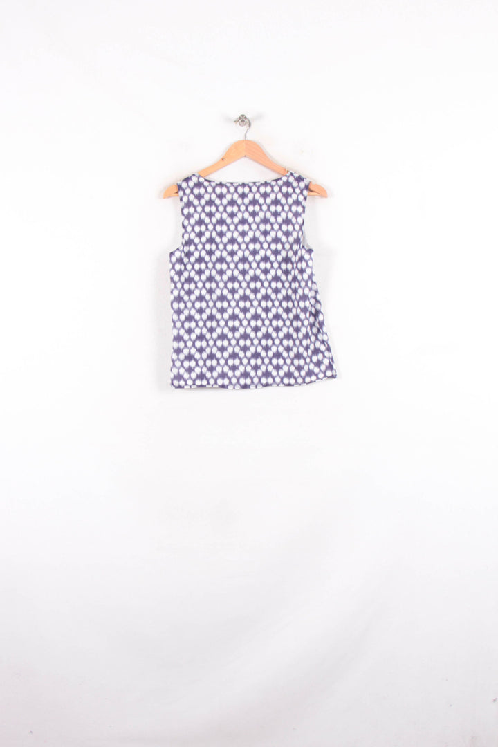 Débardeur Violet et Blanc - Taille M/38 de la marque Maison 123 | PARAD81413 - Vendu par Paradigme - Image 4