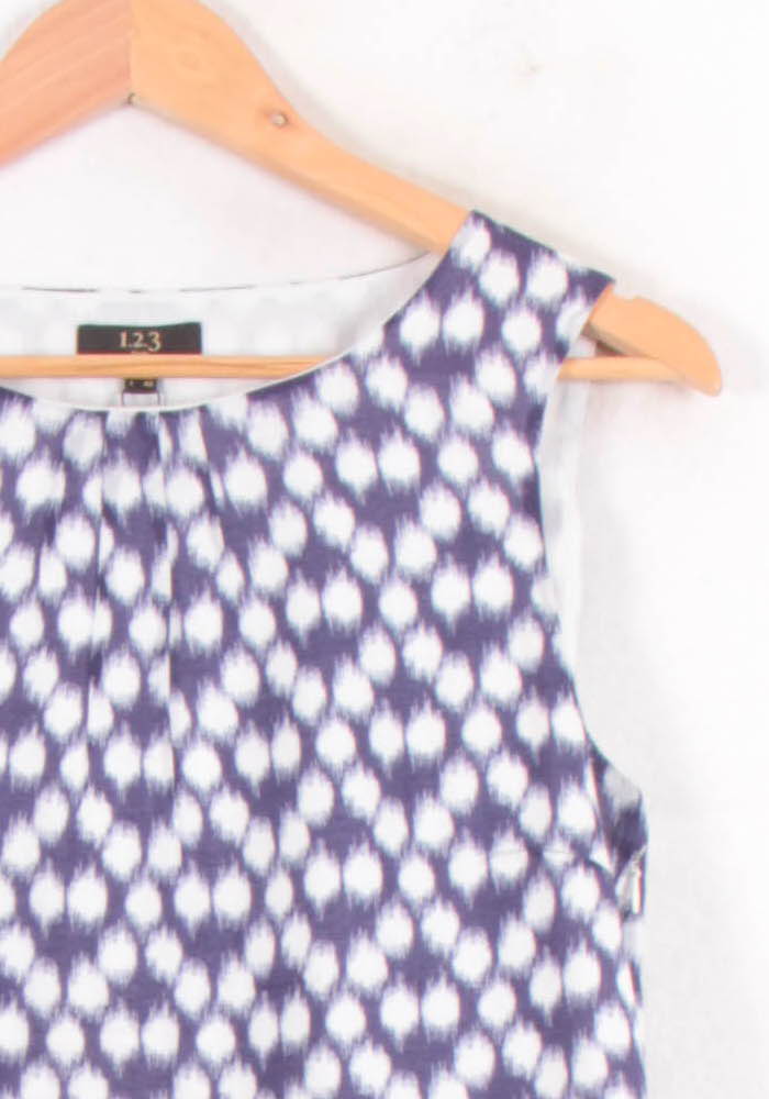 Débardeur Violet et Blanc - Taille M/38 de la marque Maison 123 | PARAD81413 - Vendu par Paradigme - Image 3