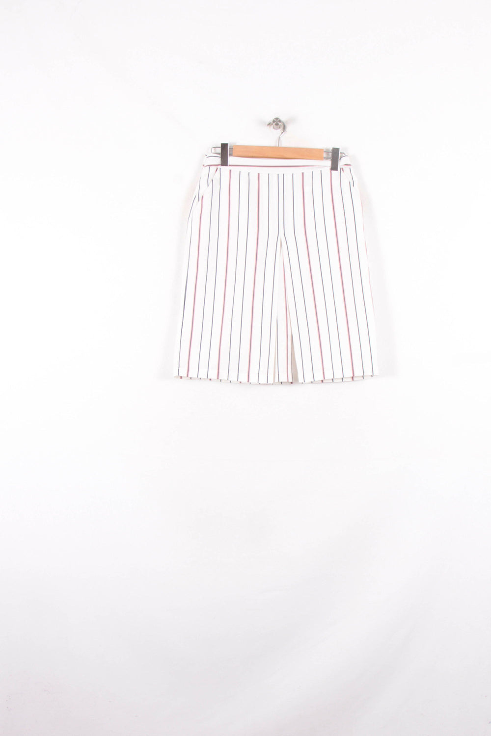 Jupe Midi Blanche à Rayures Bleues et Rouges - Taille XL/42 de la marque La Redoute Collections | PARAD81415 - Vendu par Paradigme - Image 2