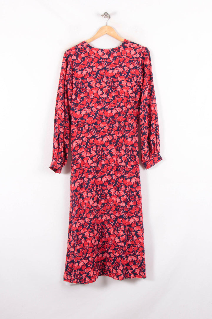 Robe Longue Rouge et Bleue - Taille S/36 de la marque La Fée Maraboutée | PARAD81420 - Vendu par Paradigme - Image 4
