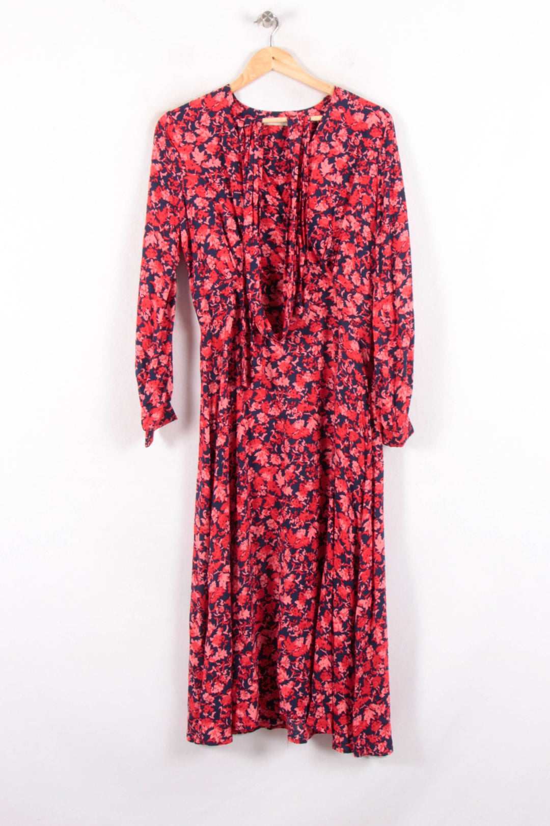 Robe Longue Rouge et Bleue - Taille S/36 de la marque La Fée Maraboutée | PARAD81420 - Vendu par Paradigme - Image 2