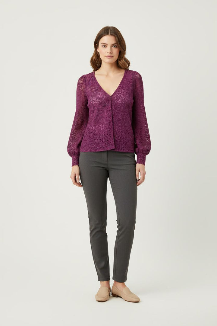 Blouse Violet - Taille M/38 de la marque Sézane | PARAD81426 - Vendu par Paradigme - Image 1