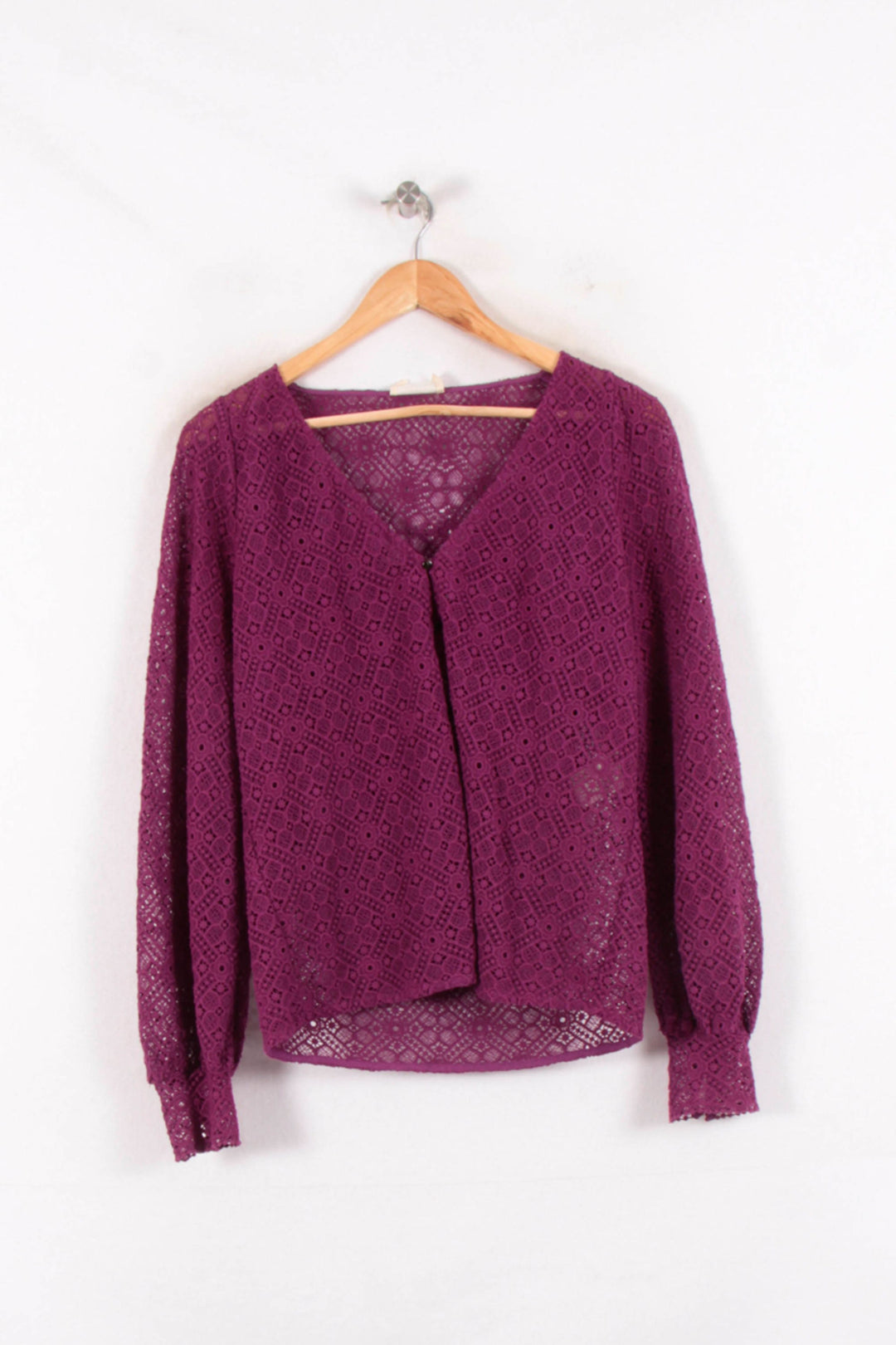 Blouse Violet - Taille M/38 de la marque Sézane | PARAD81426 - Vendu par Paradigme - Image 2