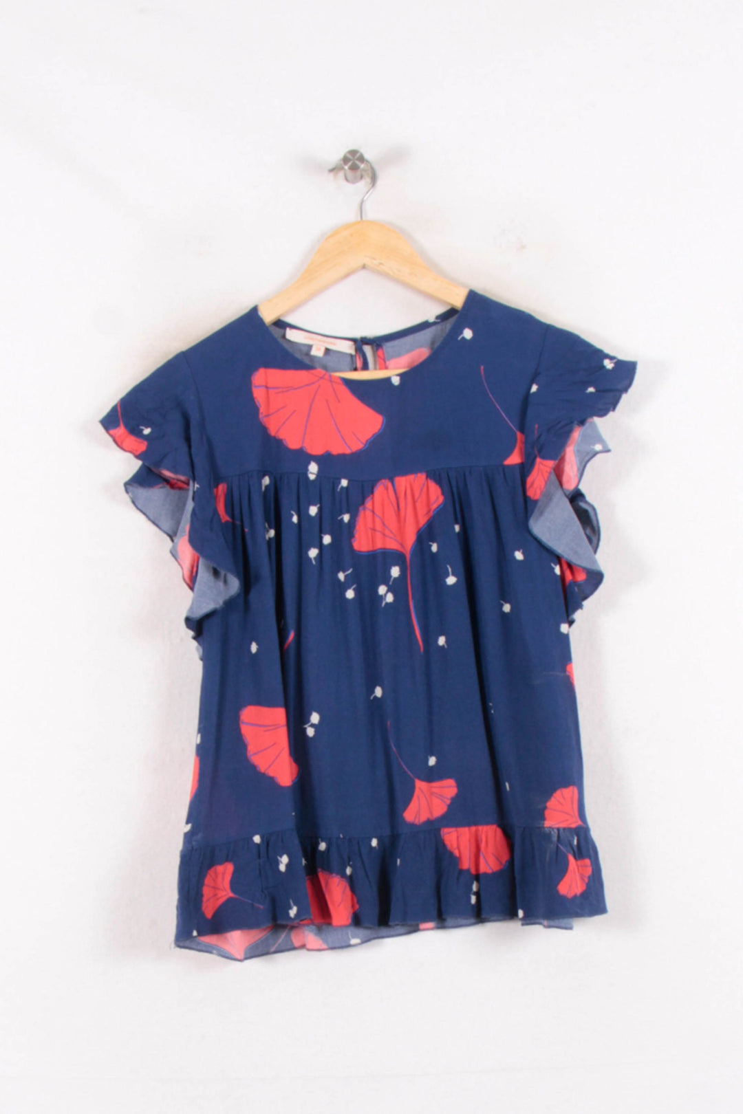 Blouse Bleu et Rouge - Taille M/38 de la marque La Fée Maraboutée | PARAD81431 - Vendu par Paradigme - Image 2