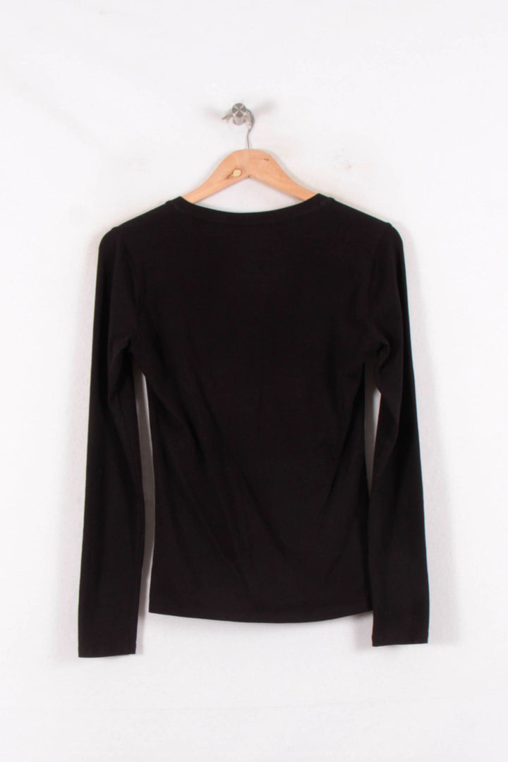 Tee-shirt Manches Longues Noir - Taille S/36 de la marque Liu Jo | PARAD81434 - Vendu par Paradigme - Image 4