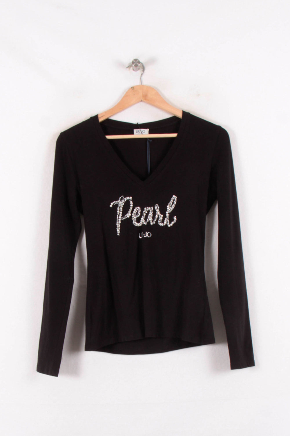 Tee-shirt Manches Longues Noir - Taille S/36 de la marque Liu Jo | PARAD81434 - Vendu par Paradigme - Image 2