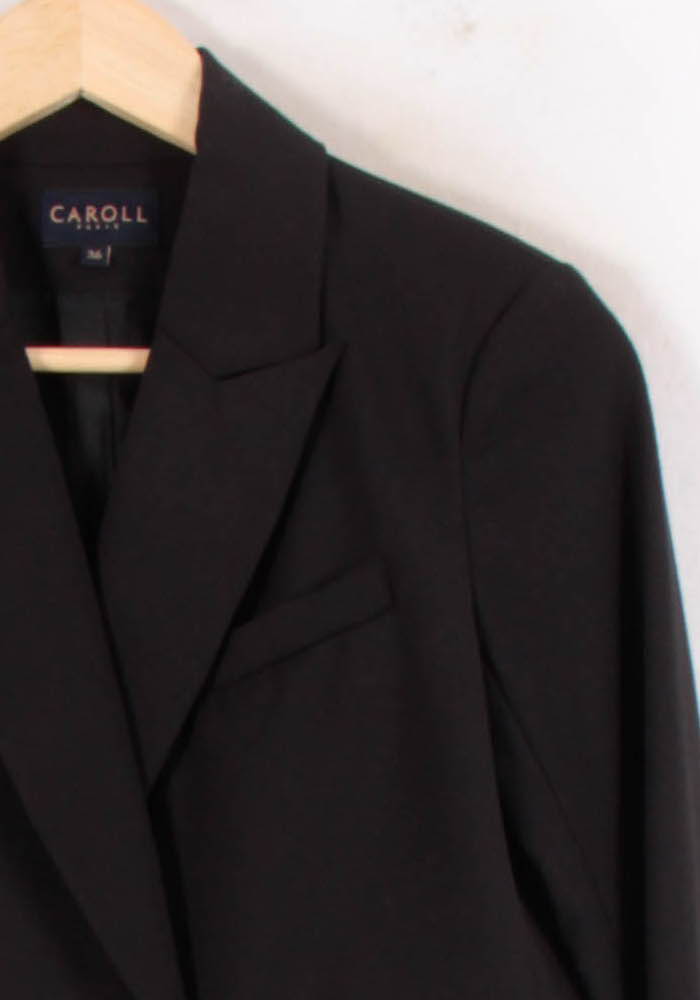 Blazer Noir - Taille S/36 de la marque Caroll | PARAD81440 - Vendu par Paradigme - Image 3