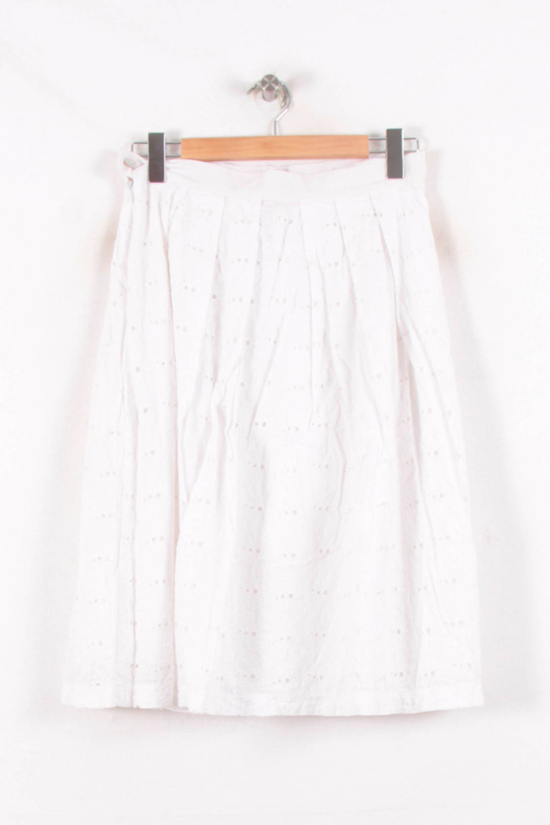 Jupe Midi Blanche - Taille L/40 de la marque La Fée Maraboutée | PARAD81449 - Vendu par Paradigme - Image 4