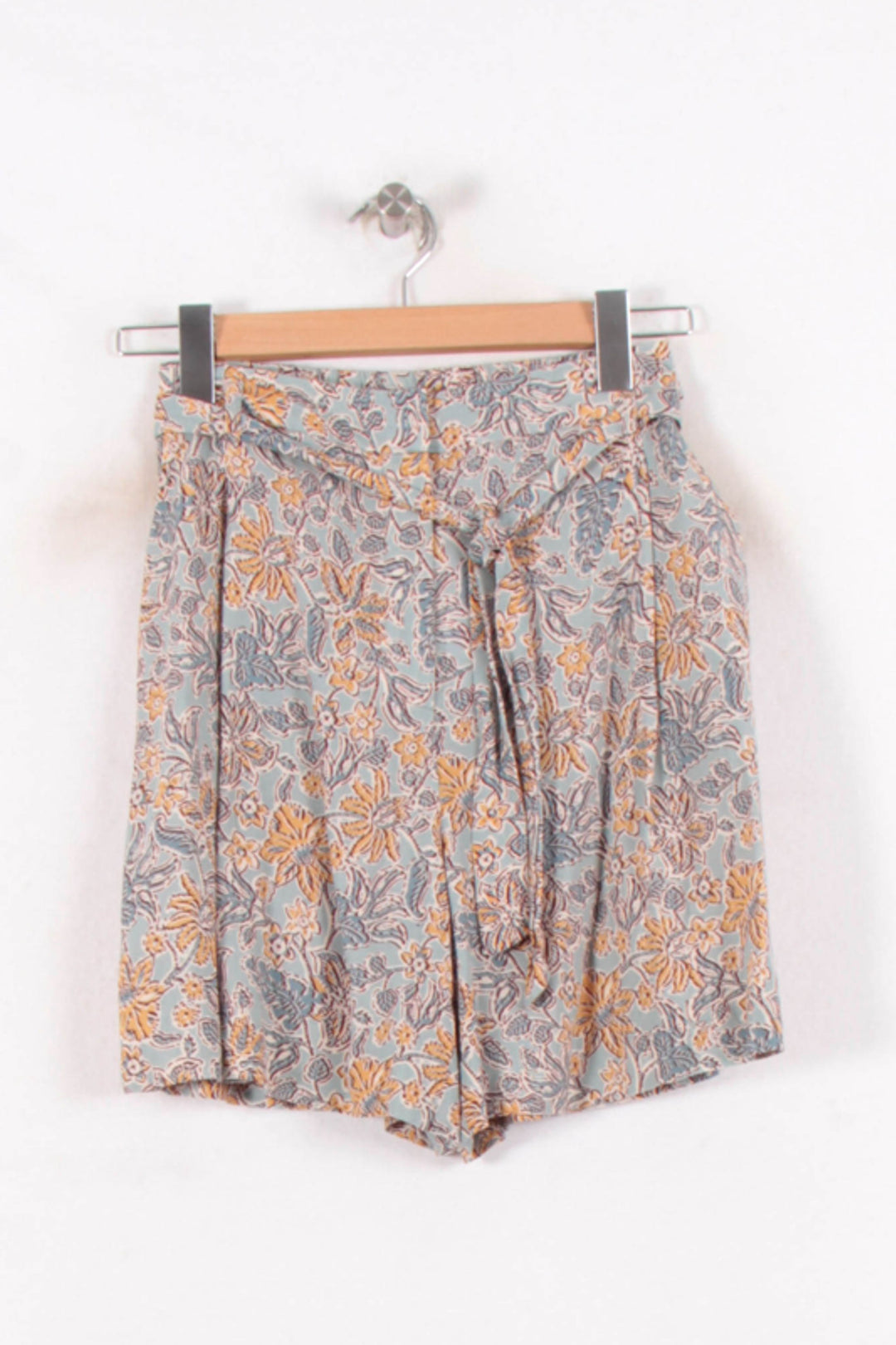 Short Vert et Jaune - Taille XS/34 de la marque Caroll | PARAD81453 - Vendu par Paradigme - Image 2