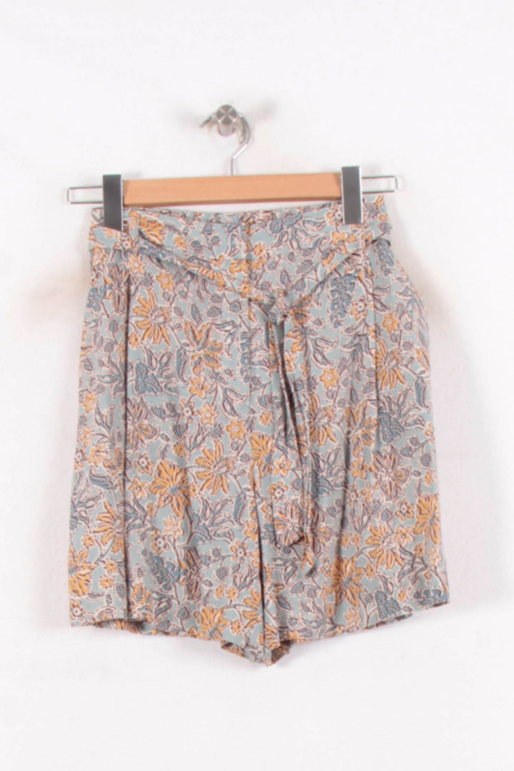 Short Vert et Jaune - Taille XS/34 de la marque Caroll | PARAD81453 - Vendu par Paradigme - Image 2