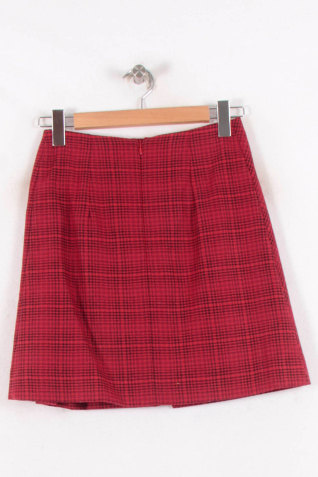 Jupe Plissée Rouge - Taille XS/34 de la marque Caroll | PARAD81454 - Vendu par Paradigme - Image 4