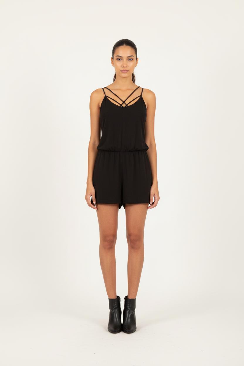 Combishort Noir - Taille S/36 de la marque IKKS | PARAD81459 - Vendu par Paradigme - Image 1