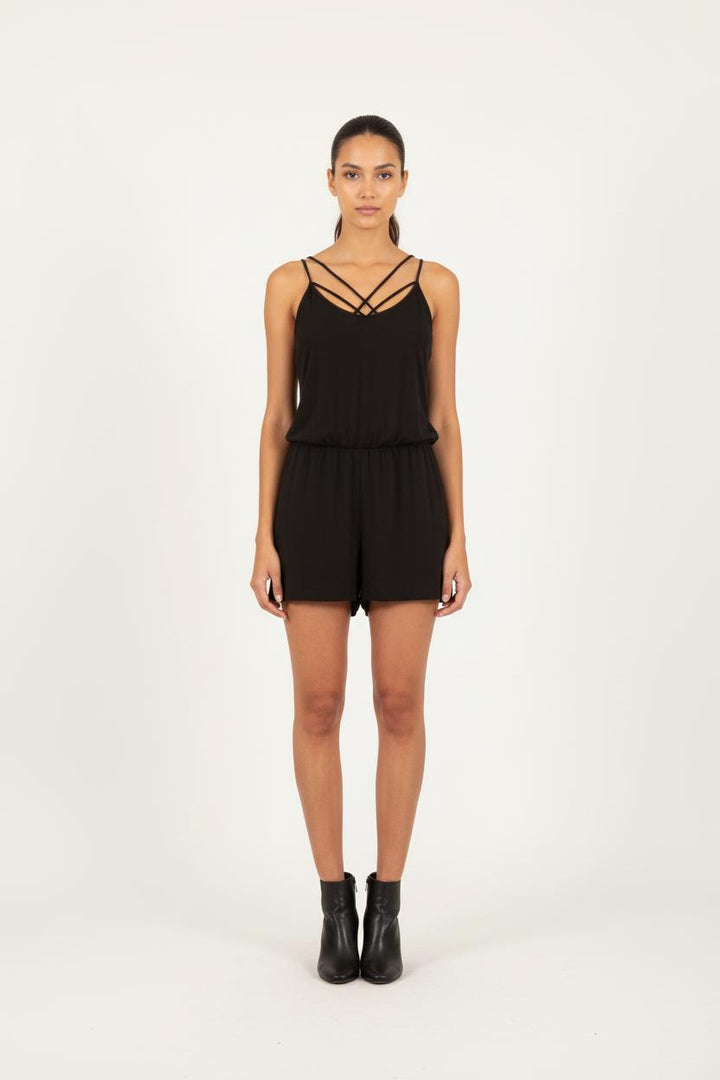 Combishort Noir - Taille S/36 de la marque IKKS | PARAD81459 - Vendu par Paradigme - Image 1