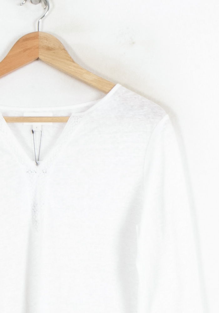 Tee-shirt Blanc - Taille S/36 de la marque Maison 123 | PARAD81461 - Vendu par Paradigme - Image 3